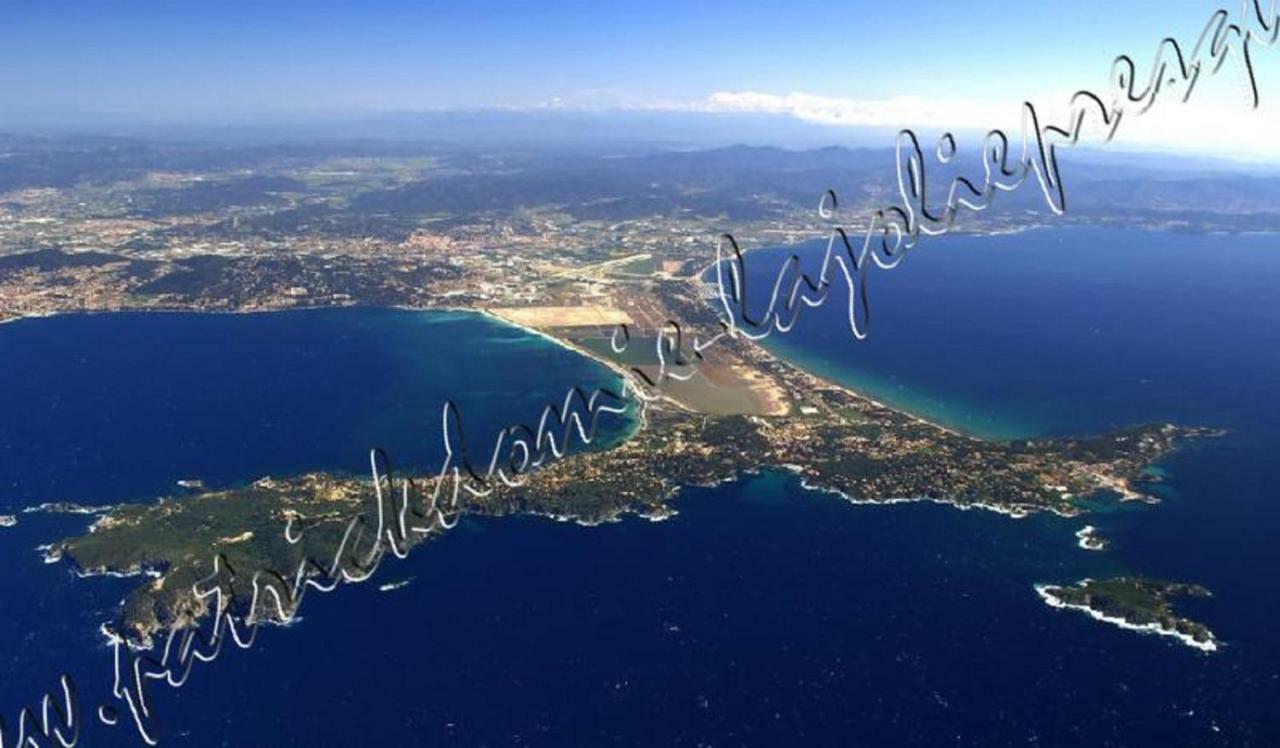 Magnifique Parc De La Presqu'Ile Avec Piscine Et Plage Face A Porquerolles ! Hyeres Bagian luar foto